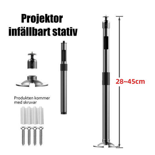 Teleskopstativ för projektor